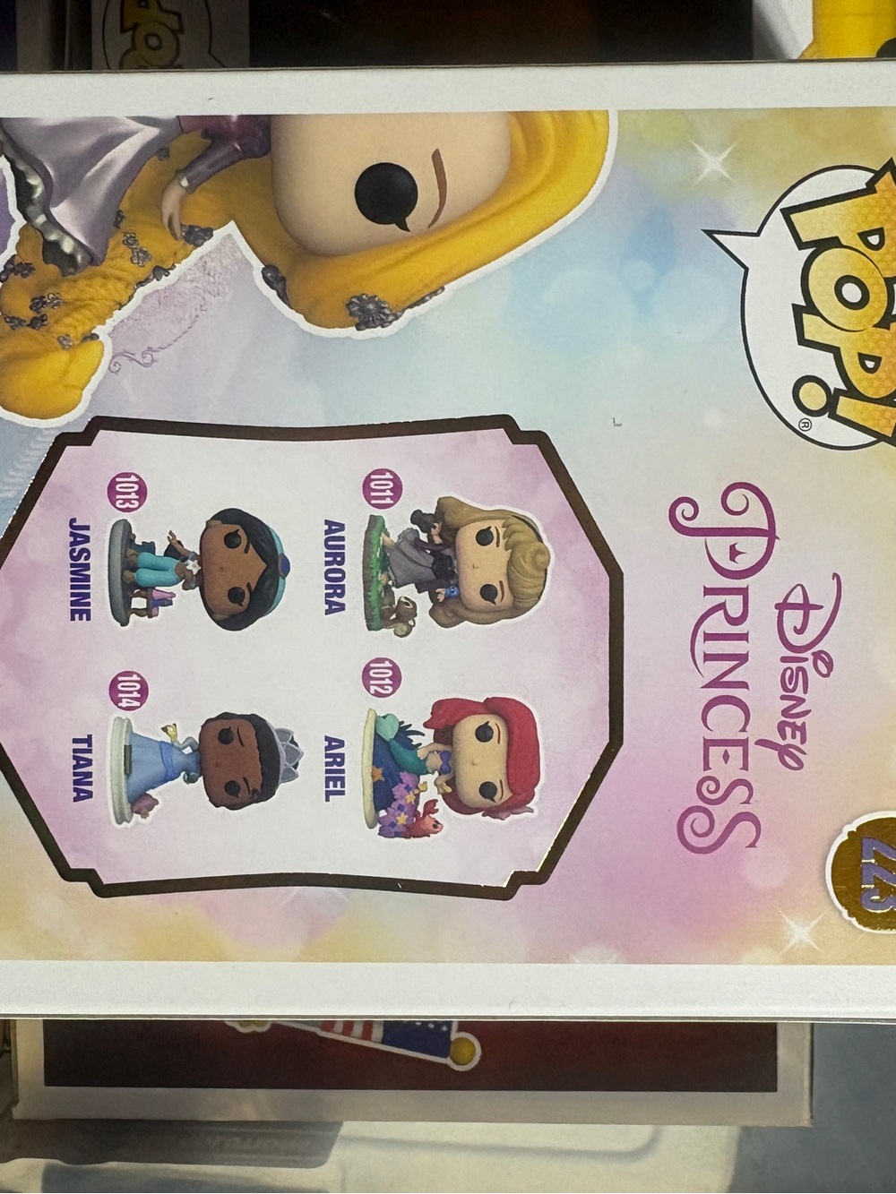 Funko pop , ultimate princess Rapunzel in rose gold rhinestone hair w/pin - Picture 3 of 6